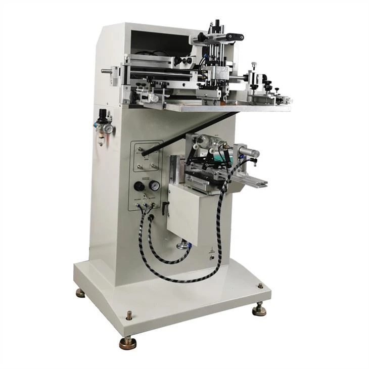 Halbautomatische runde Siebdruckmaschine