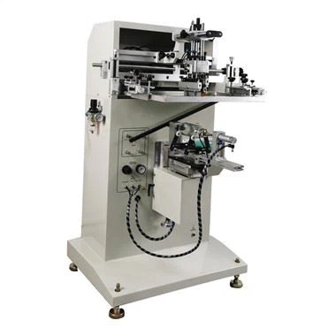 Halbautomatische runde Siebdruckmaschine